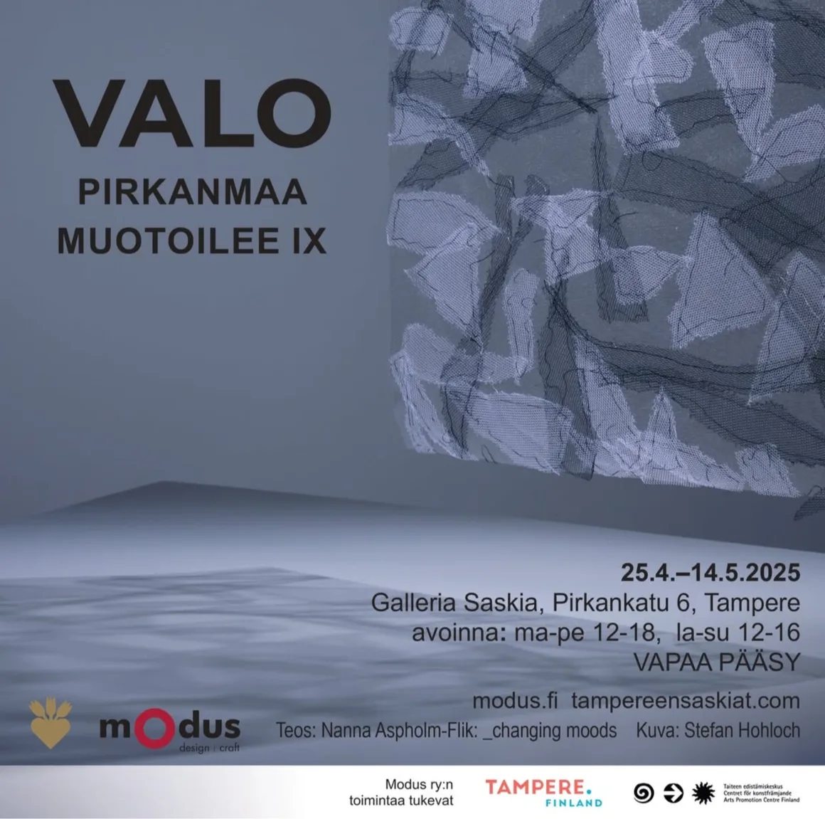 25.04.-14.05. in finland: gallery saskia in tampere