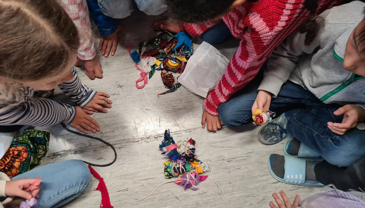 textilprojekt mit grundschulkindern