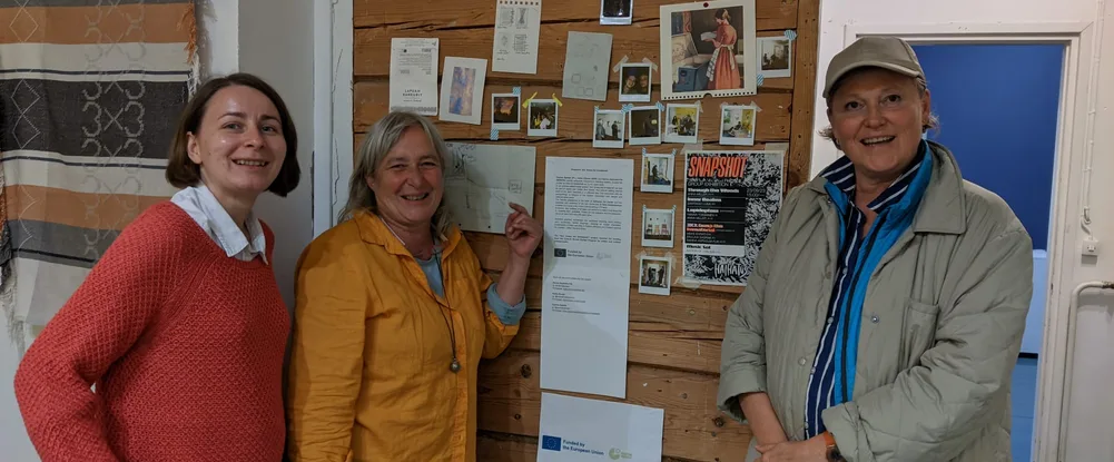 fliegender wechsel, gedok gallery: "SNAPSHOT - process review 02" of 3x3-team