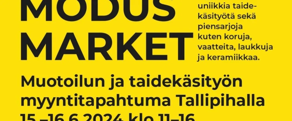 tampere, tallipiha: modus market 15.-16.6.24