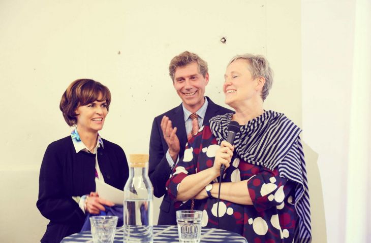 Das Happening von Nicola und Max hat zu guter Stimmung in der Atelierwerkstatt beigetragen.